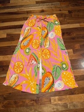 C&C California Pink Tropical fruit Print